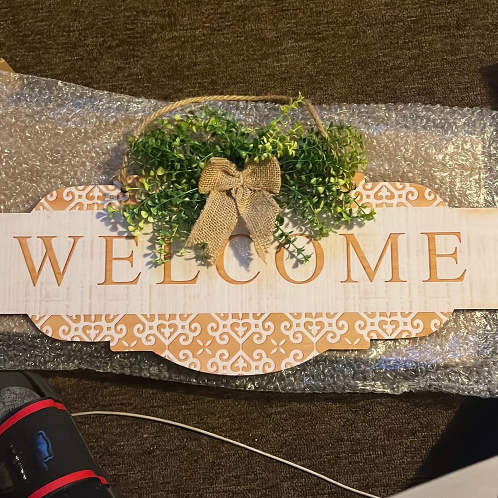Welcome sign